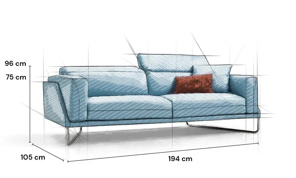 Leder Sofa Miami
