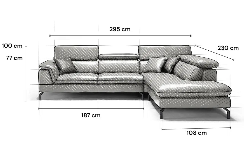 Ecksofa Leder Houston