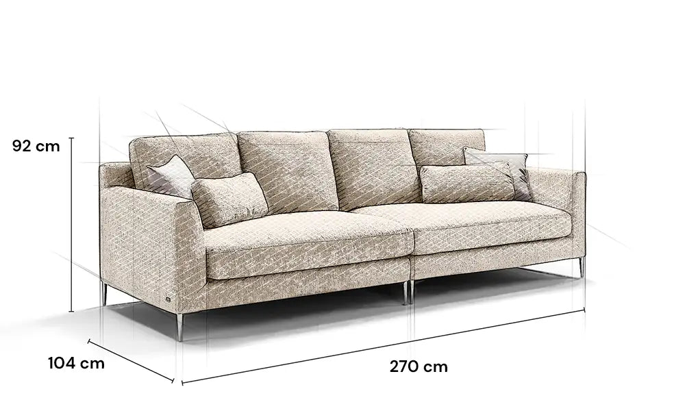 Stoff Sofa Kopenhagen