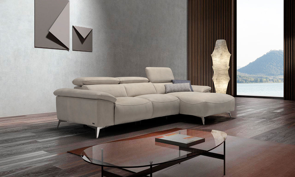 Leder Ecksofa Madrid