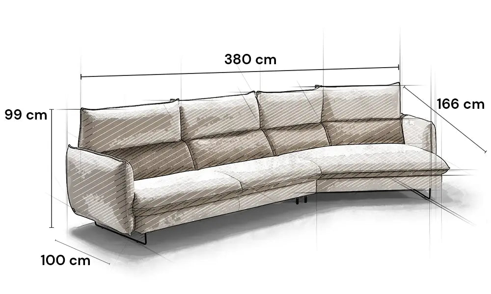 Stoff Ecksofa Phoenix