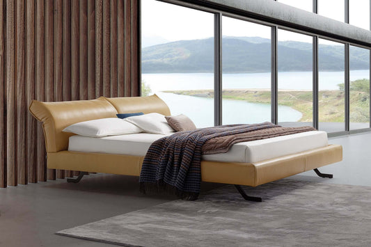 Leder Polsterbett Denver Dream 200 x 180 cm