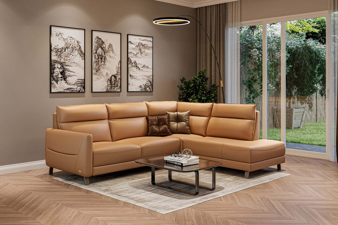 Teppichgröße für ein Ecksofa
