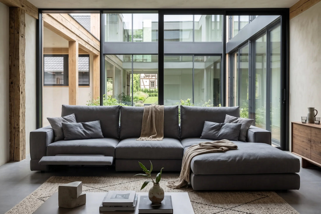 Relaxsessel-Sofa unbequem an