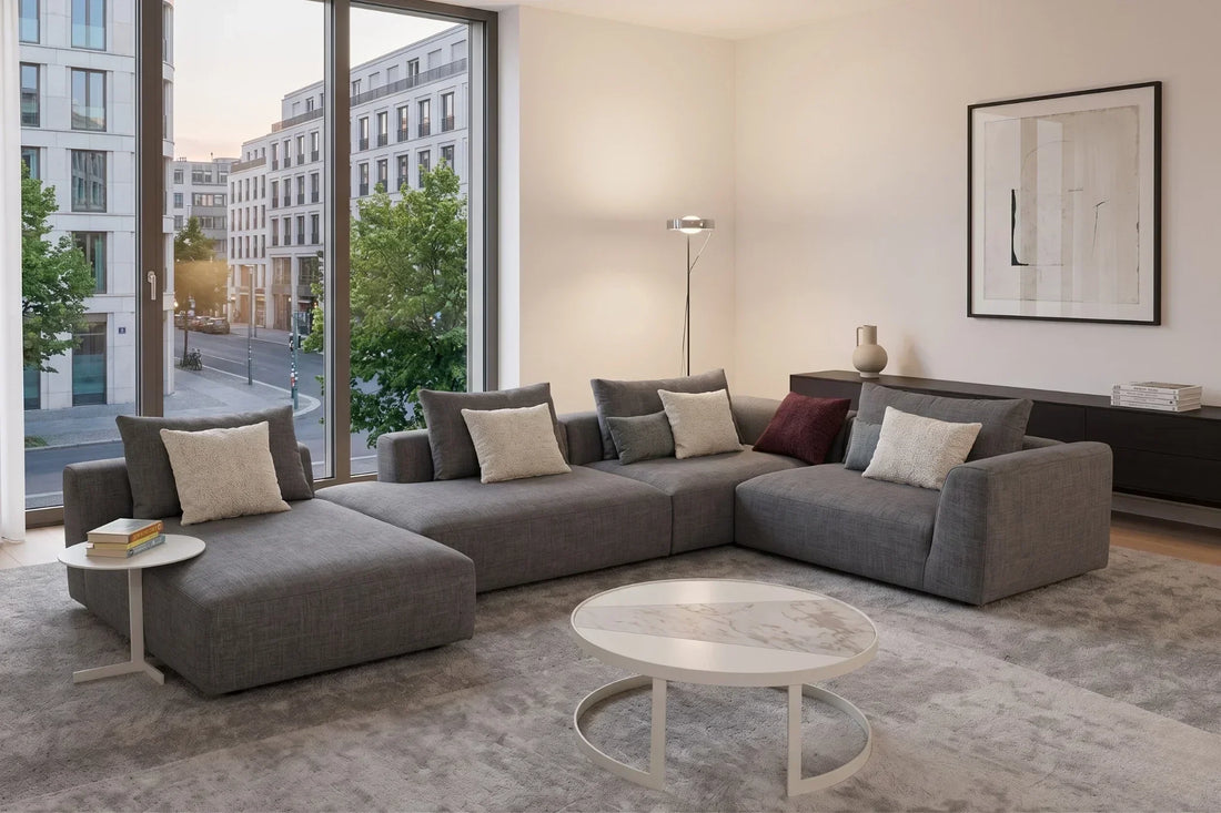 Den Raum für eine Wohnlandschaft