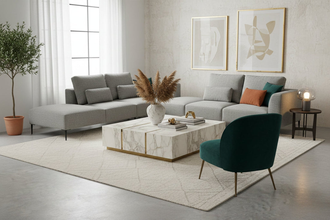 Echte Wohnraum Veränderungen mit erschwinglichen Sofas