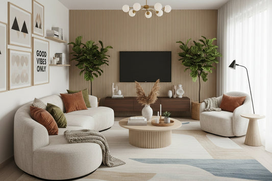 Wohnzimmer-Einrichtungsideen mit Sofa