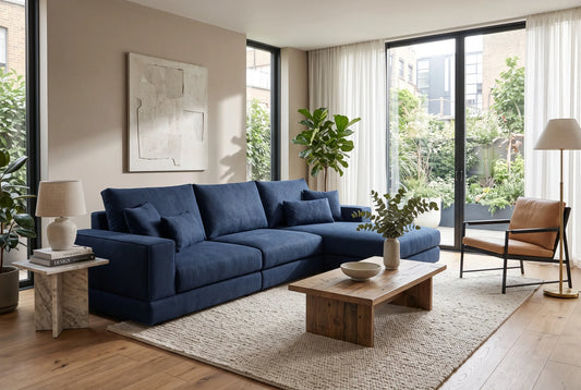 Wohnzimmer kleiner wirken lassen