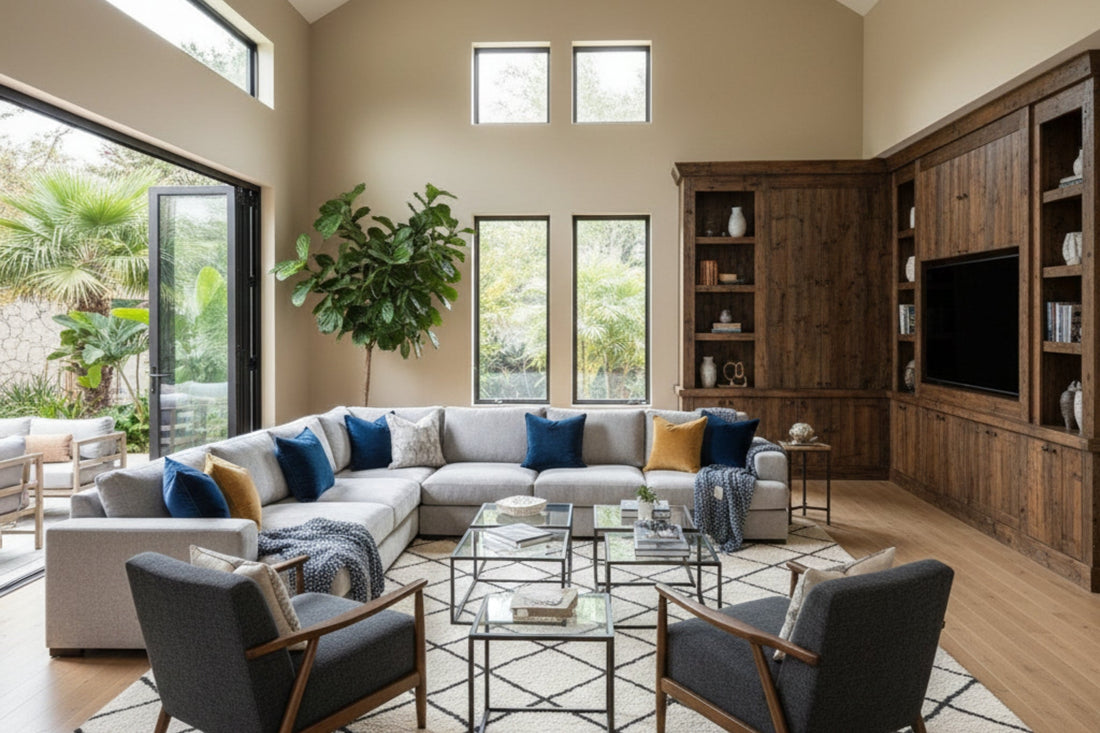 Sofa Sets for Big Families & Living Rooms