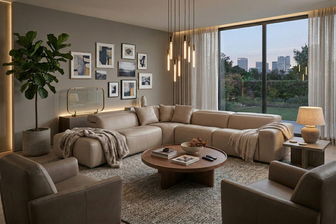  Wohnräume + Sofa-Layouts für maximalen Komfort und beste Unterhaltung