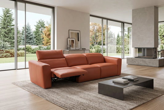  ein Ledersofa