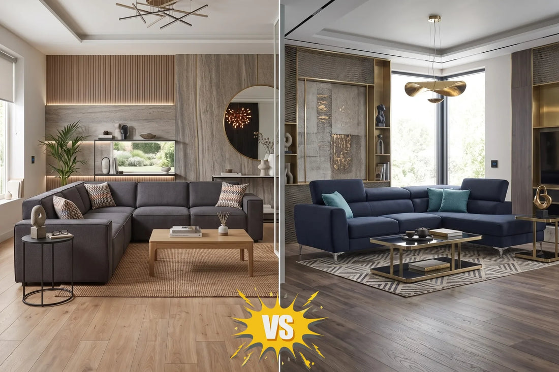 Wohnlandschaft oder Ecksofa