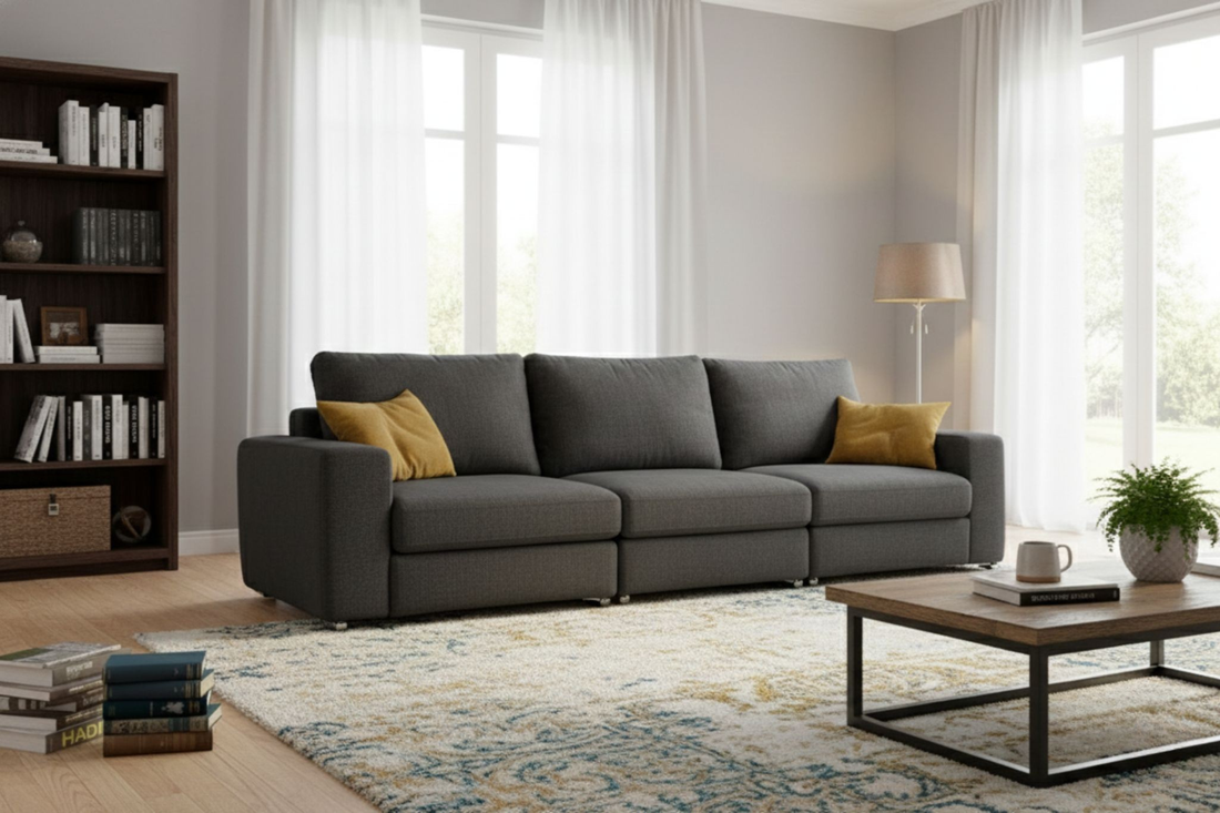 jedes mittelgroße Wohnzimmer ein 3-Sitzer-Sofa braucht