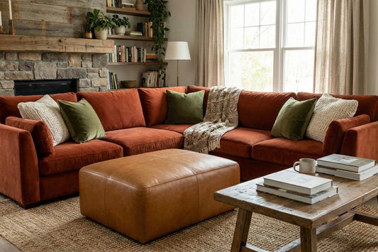 Wintertaugliche Sofas: Stoffe und Materialien, die Ihr Wohnzimmer gemütlich halten