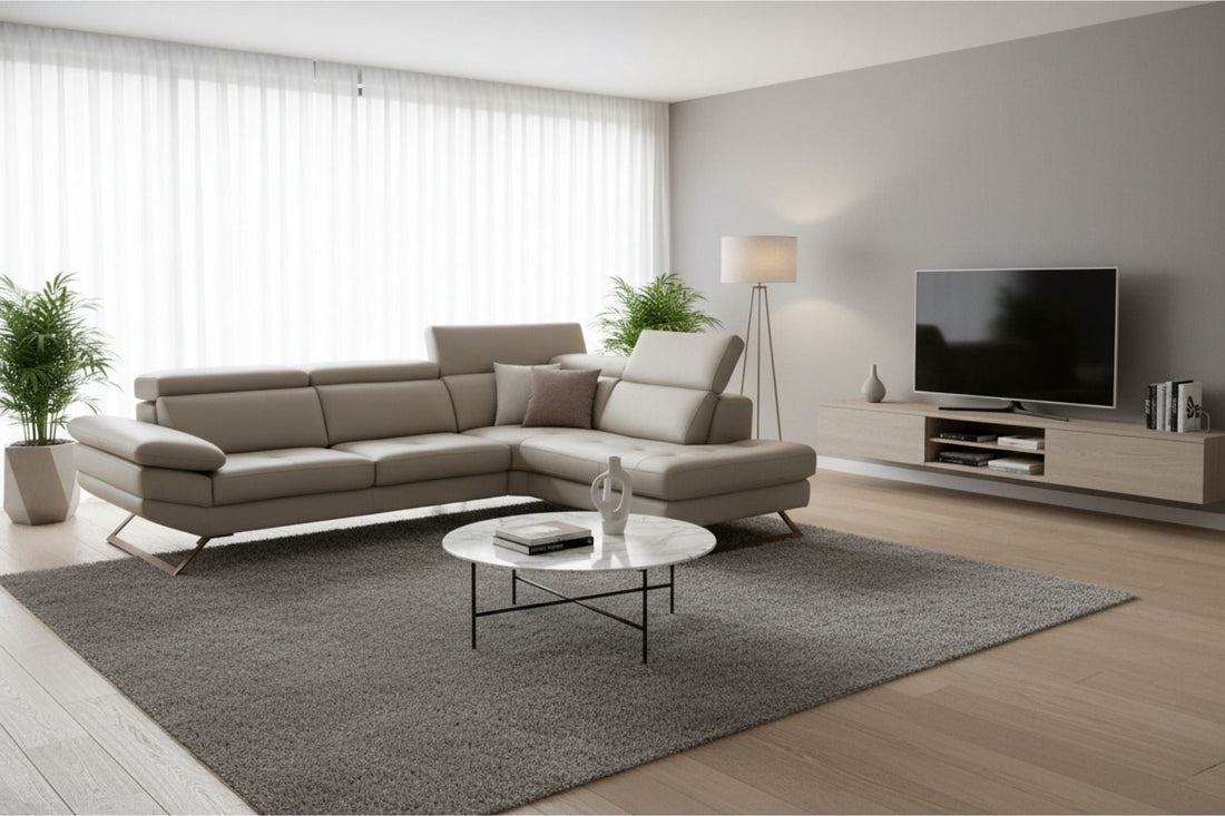 beiges Sofa perfekt für moderne Wohnzimmer ist