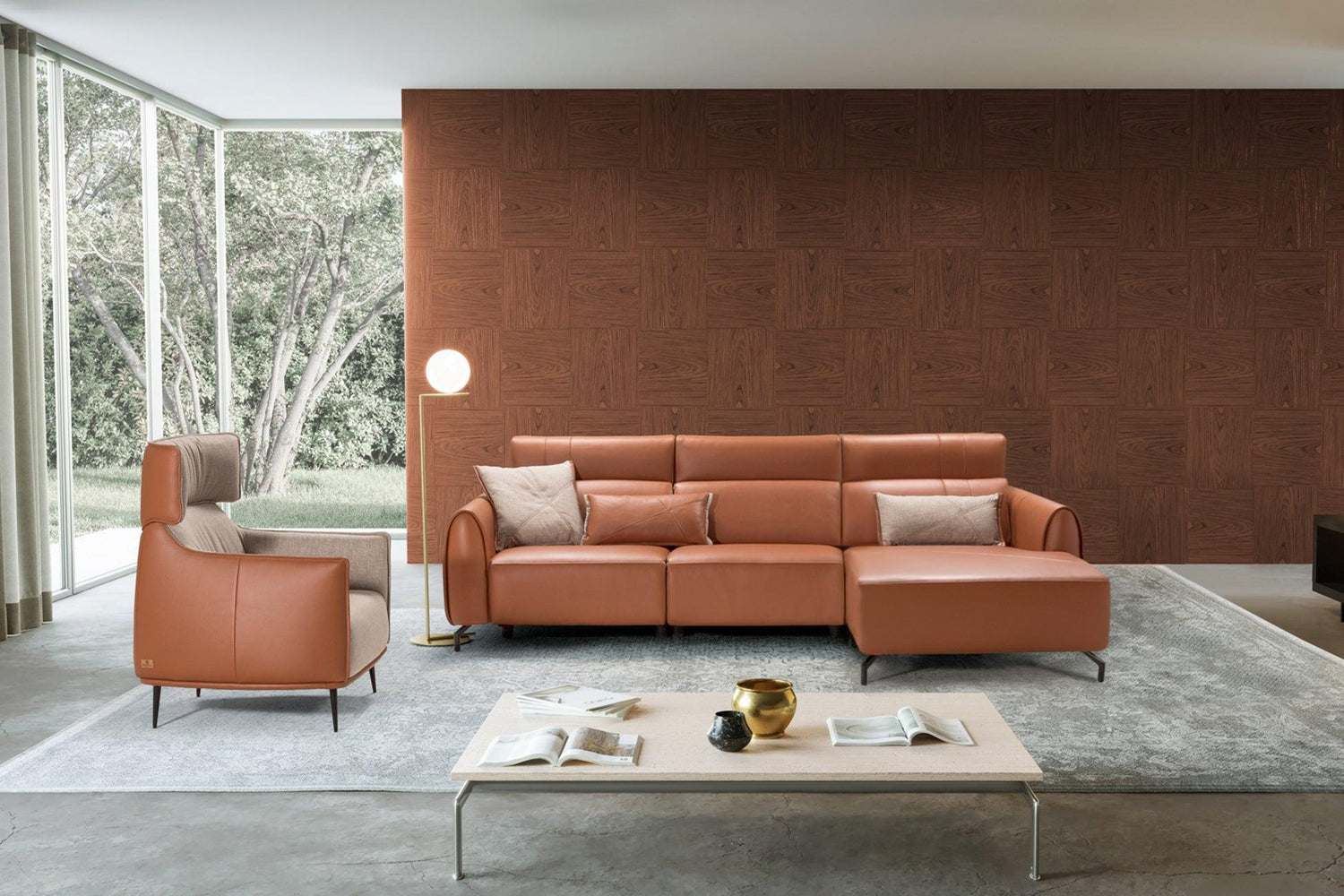 Leder Sofa