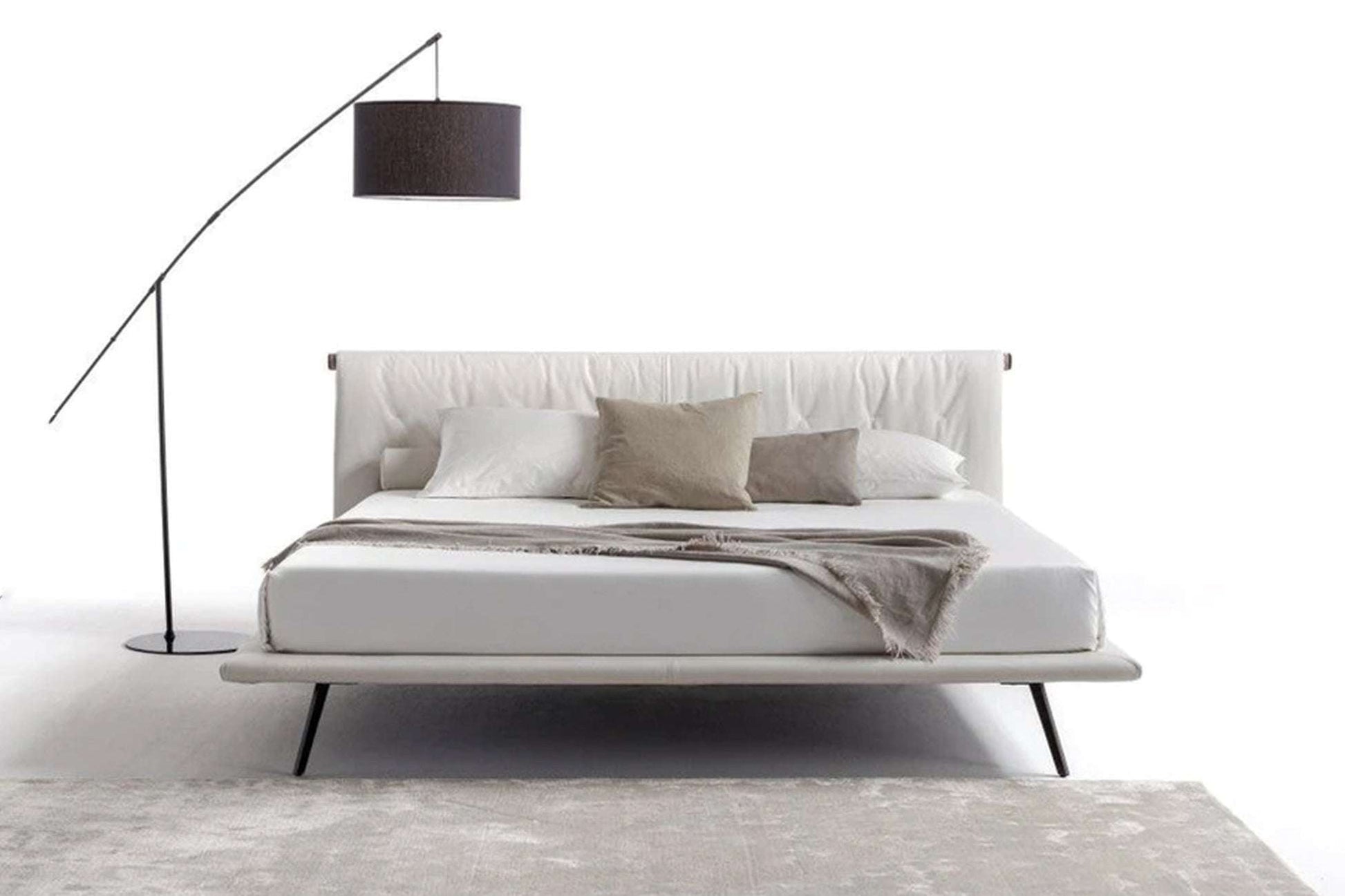 Leder Polsterbett Agora 200 x 180 cm