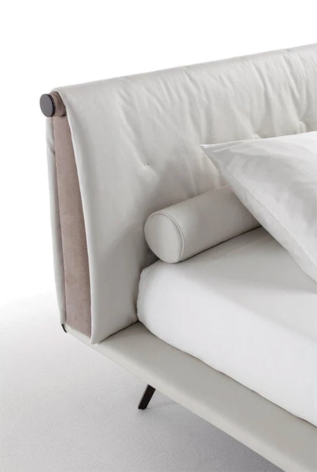 Leder Polsterbett Agora 200 x 180 cm