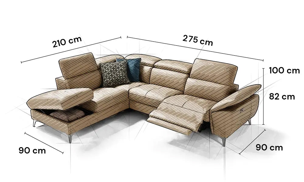 Ecksofa Leder Zürich