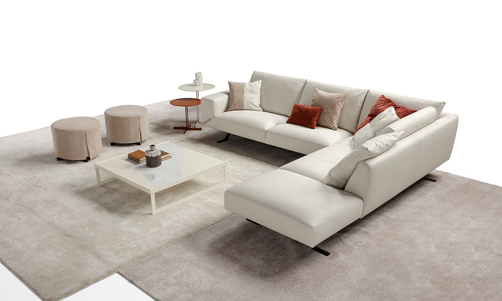Leder Ecksofa Ancona