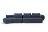 Stoff Ecksofa Barcelona Blau – stilvoller Blickfang in jedem Raum