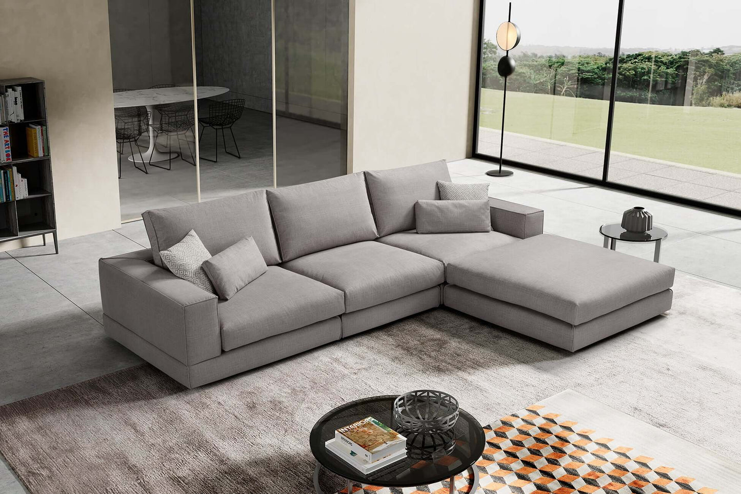 Stoff Ecksofa Bern