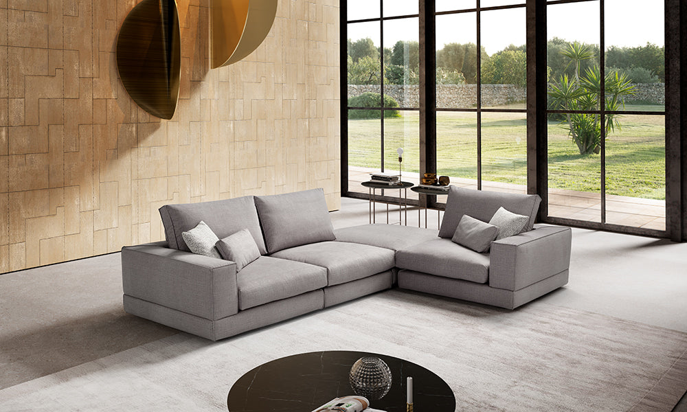 Stoff Ecksofa Bern