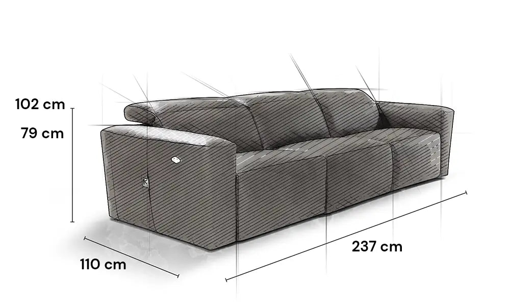 Lima Leder Sofa