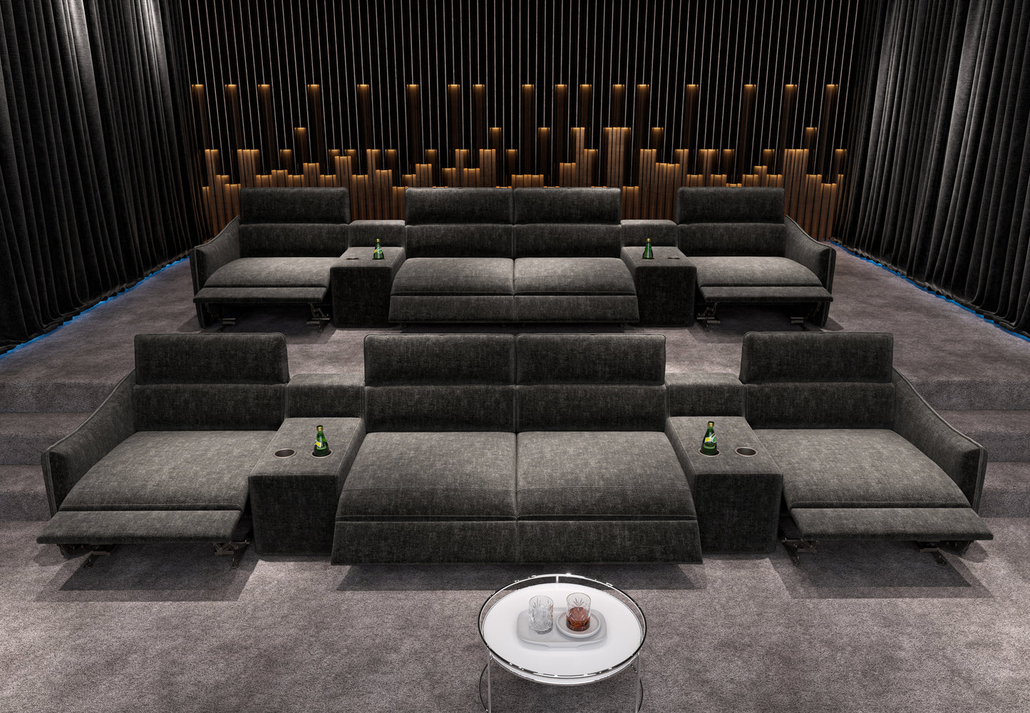 Prisma Heimkino Sofa 4 Sitzer
