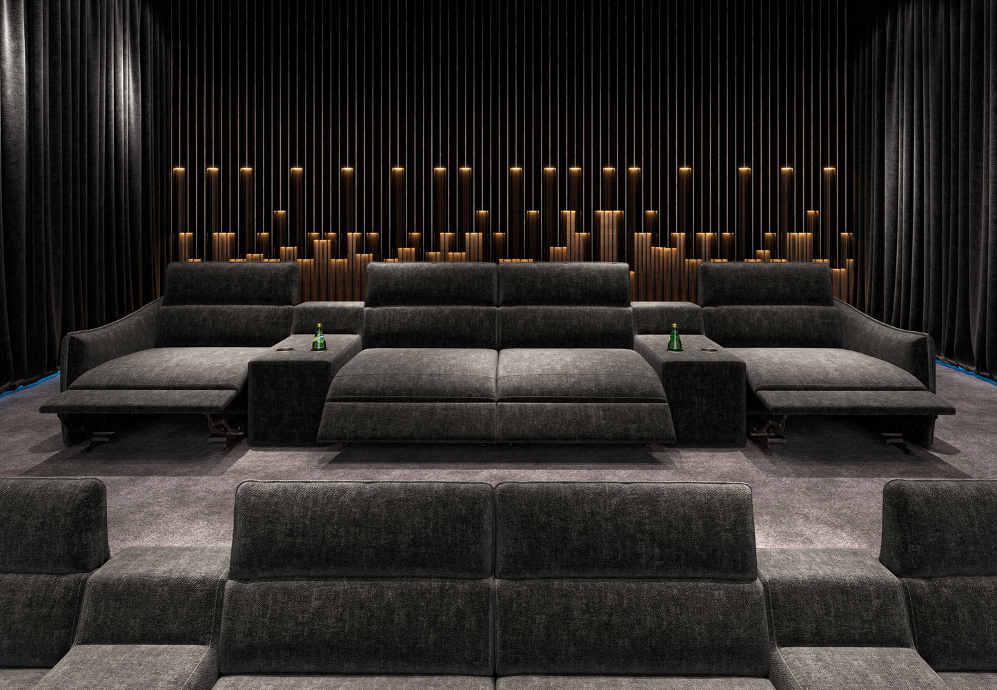 Prisma Heimkino Sofa 4 Sitzer