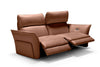 Leder Sofa Como Braun