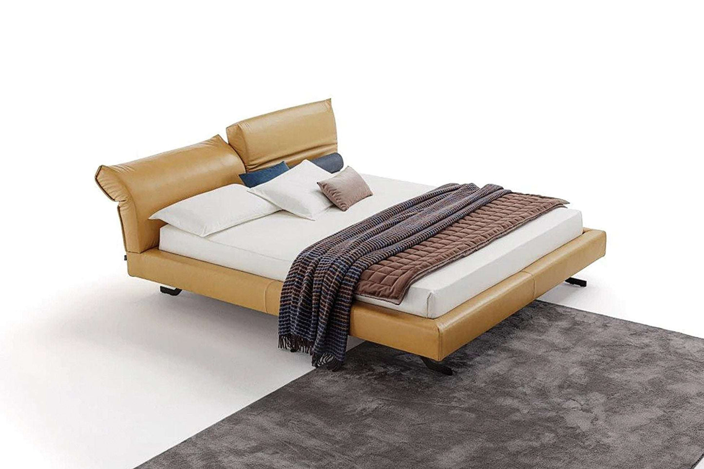 Leder Polsterbett Denver Dream 200 x 180 cm