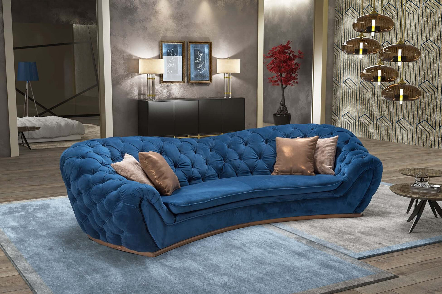 Chesterfield Stoff Sofa Dubai