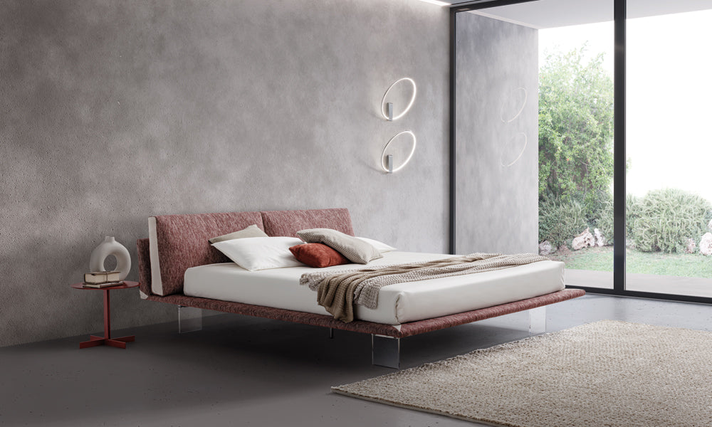 Stoff Polsterbett Etoille 200 x 180 cm
