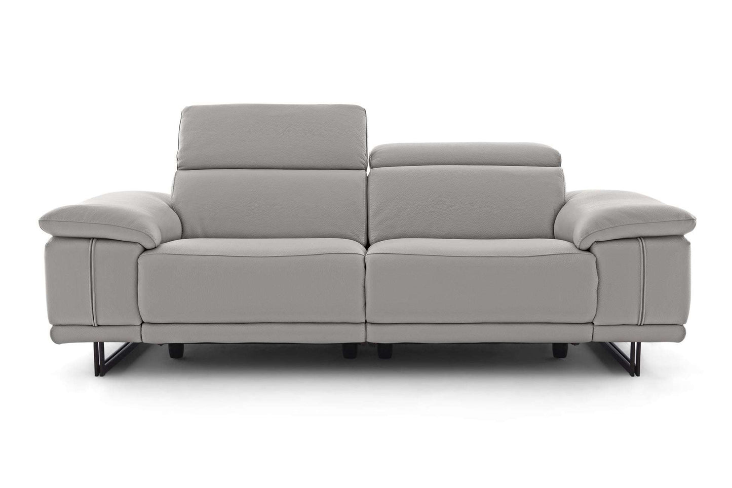 Stilvolles Dakota Ledersofa – Komfort & Design aus echtem Rindsleder - Grau