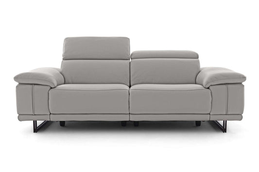 Stilvolles Dakota Ledersofa – Komfort & Design aus echtem Rindsleder - Grau