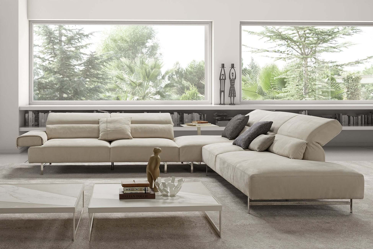 Leder Wohnlandschaft Monaco