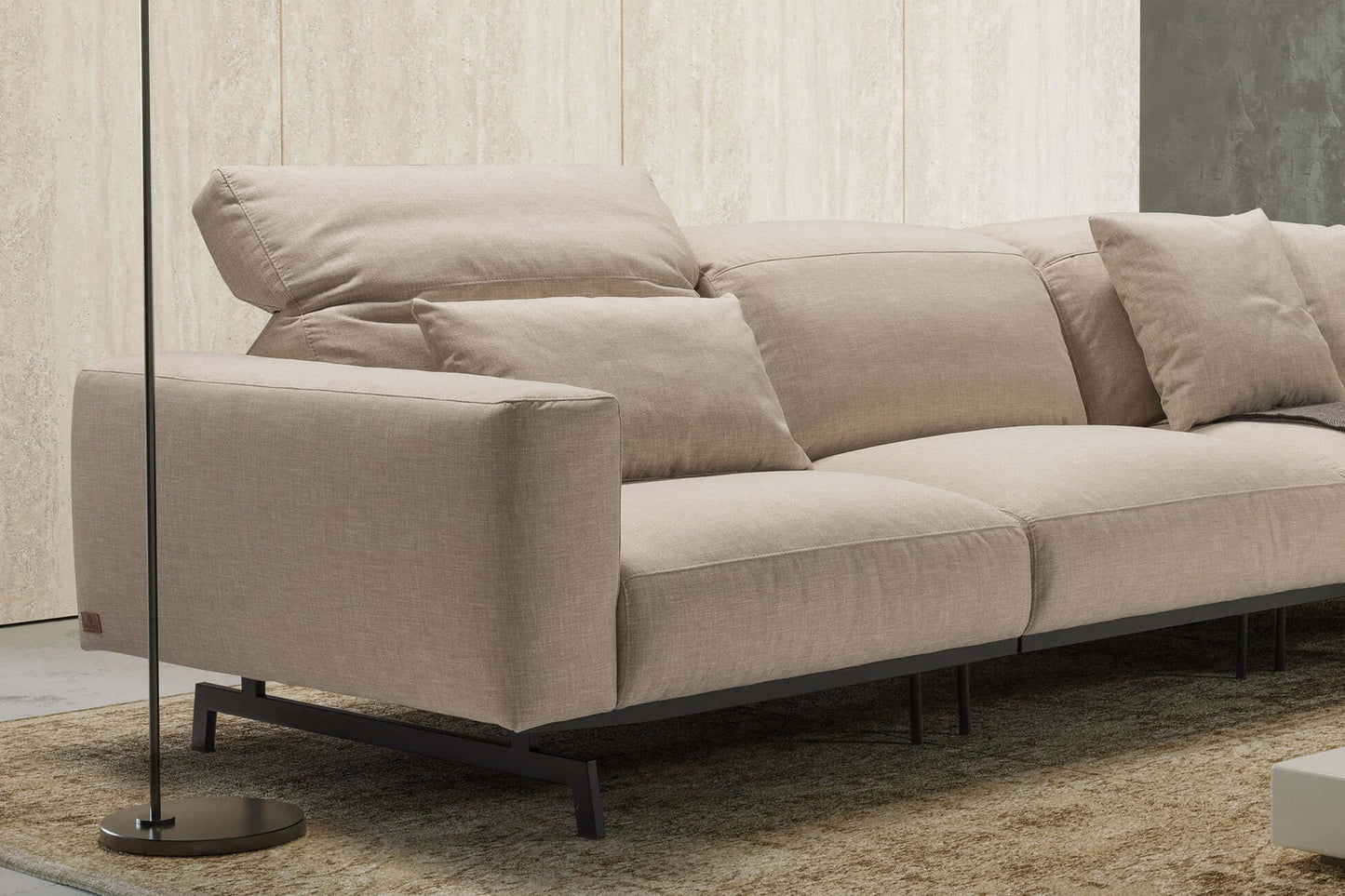 Stoff Ecksofa Nizza