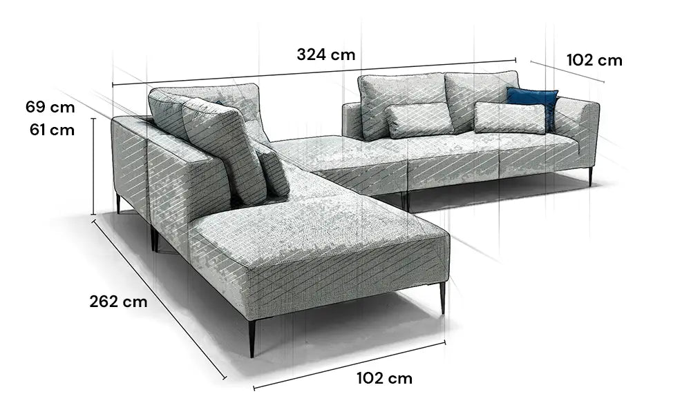 Stoff Ecksofa Liverpool