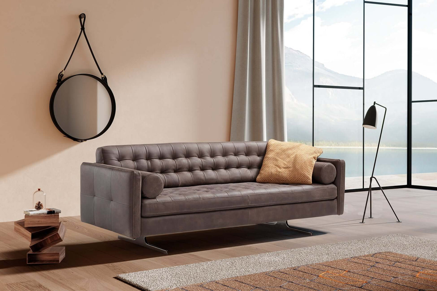 Oxford Leder Sofa