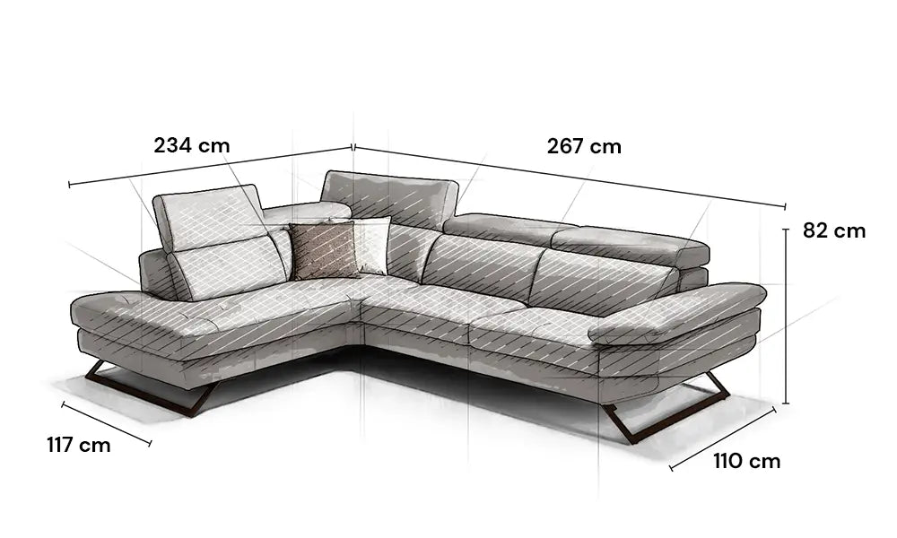 Ecksofa Leder Hamburg