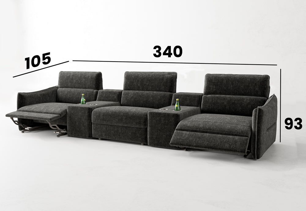 Prisma Heimkino Sofa 3 Sitzer