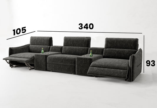 Prisma Heimkino Sofa 3 Sitzer