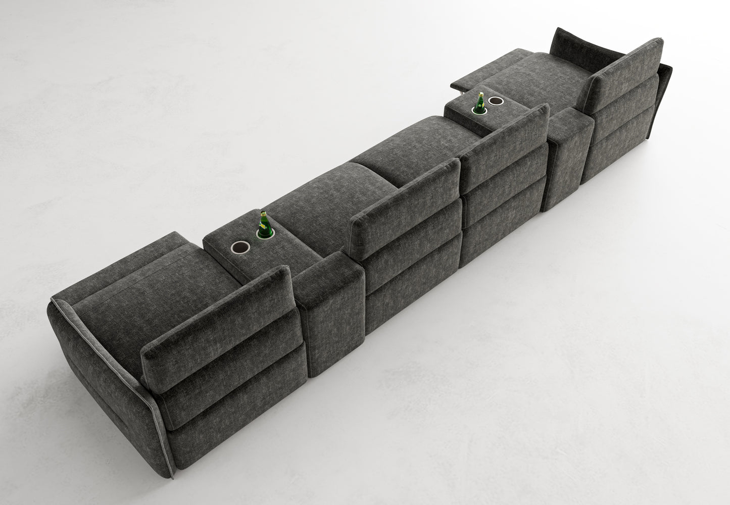 Prisma Heimkino Sofa 4 Sitzer