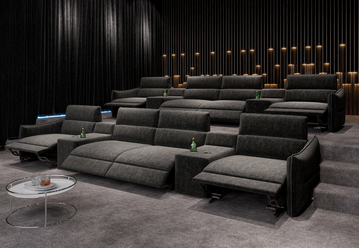 Prisma Heimkino Sofa 4 Sitzer