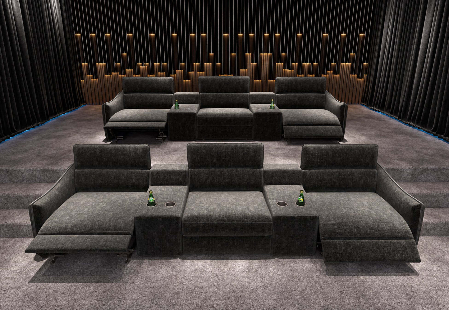 Prisma Heimkino Sofa 3 Sitzer
