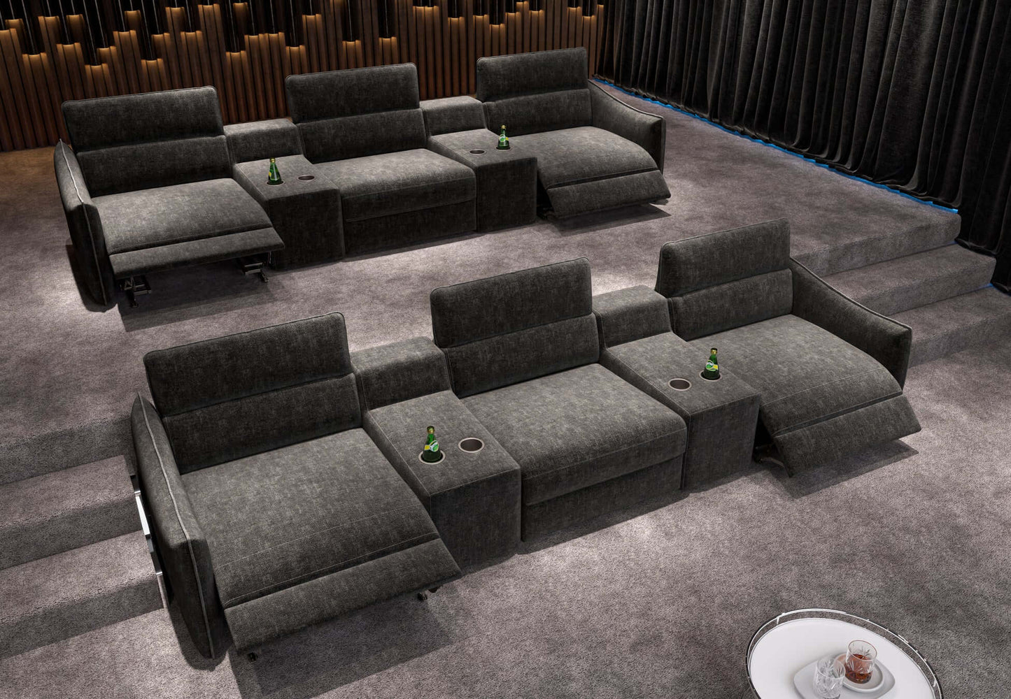 Prisma Heimkino Sofa 3 Sitzer