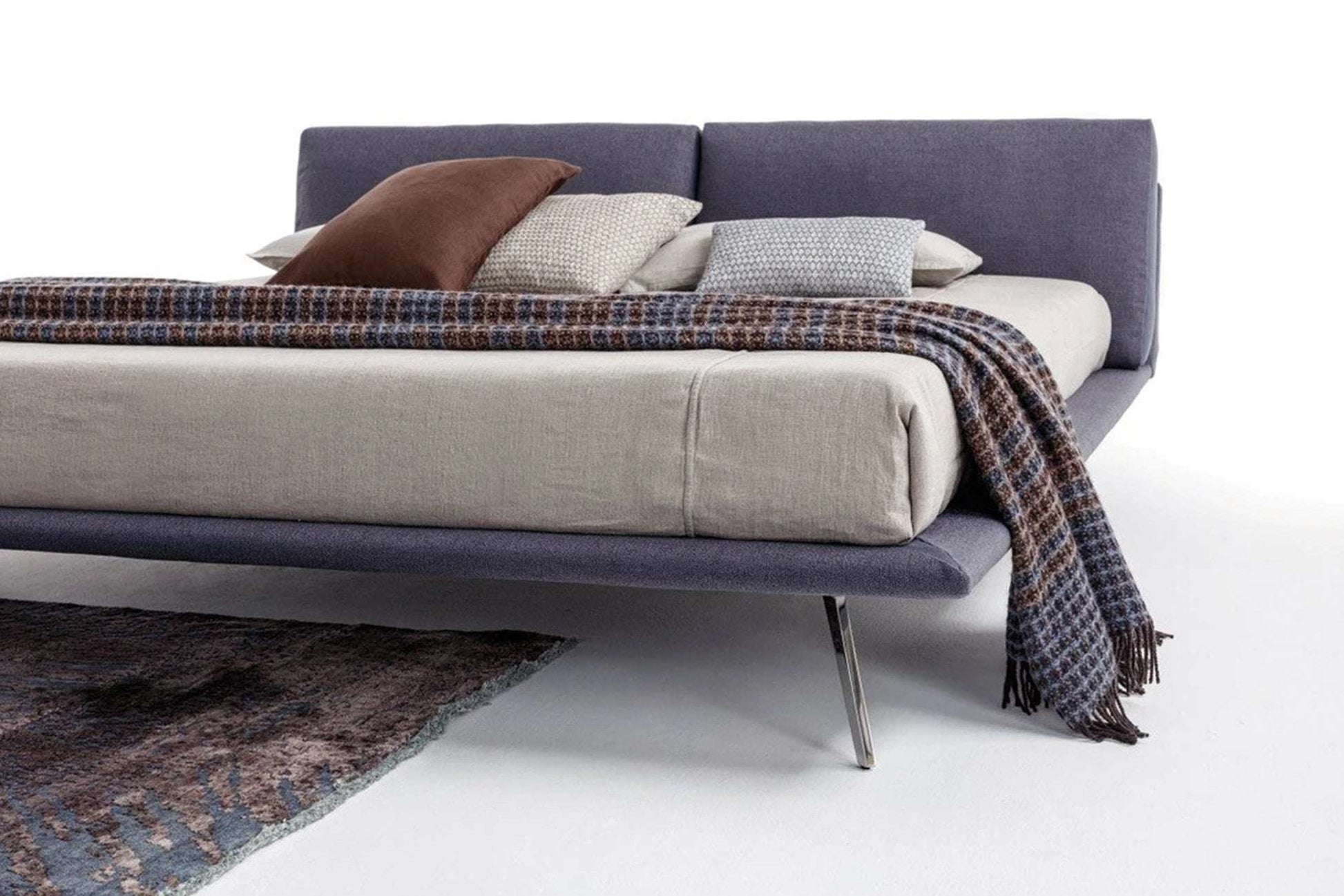 Stoff Polsterbett Starlet 200 x 180 cm