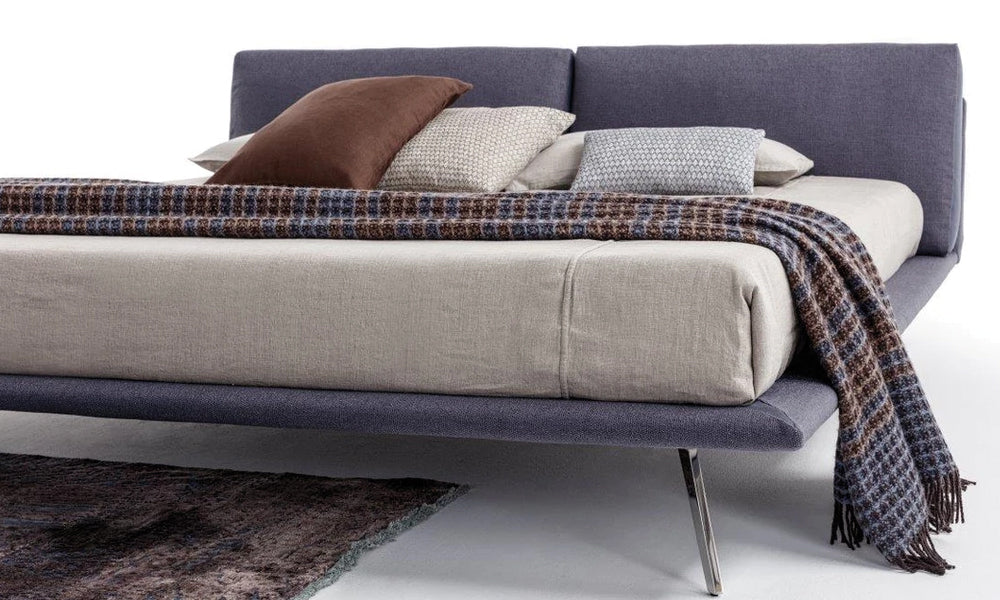 Stoff Polsterbett Starlet 200 x 180 cm