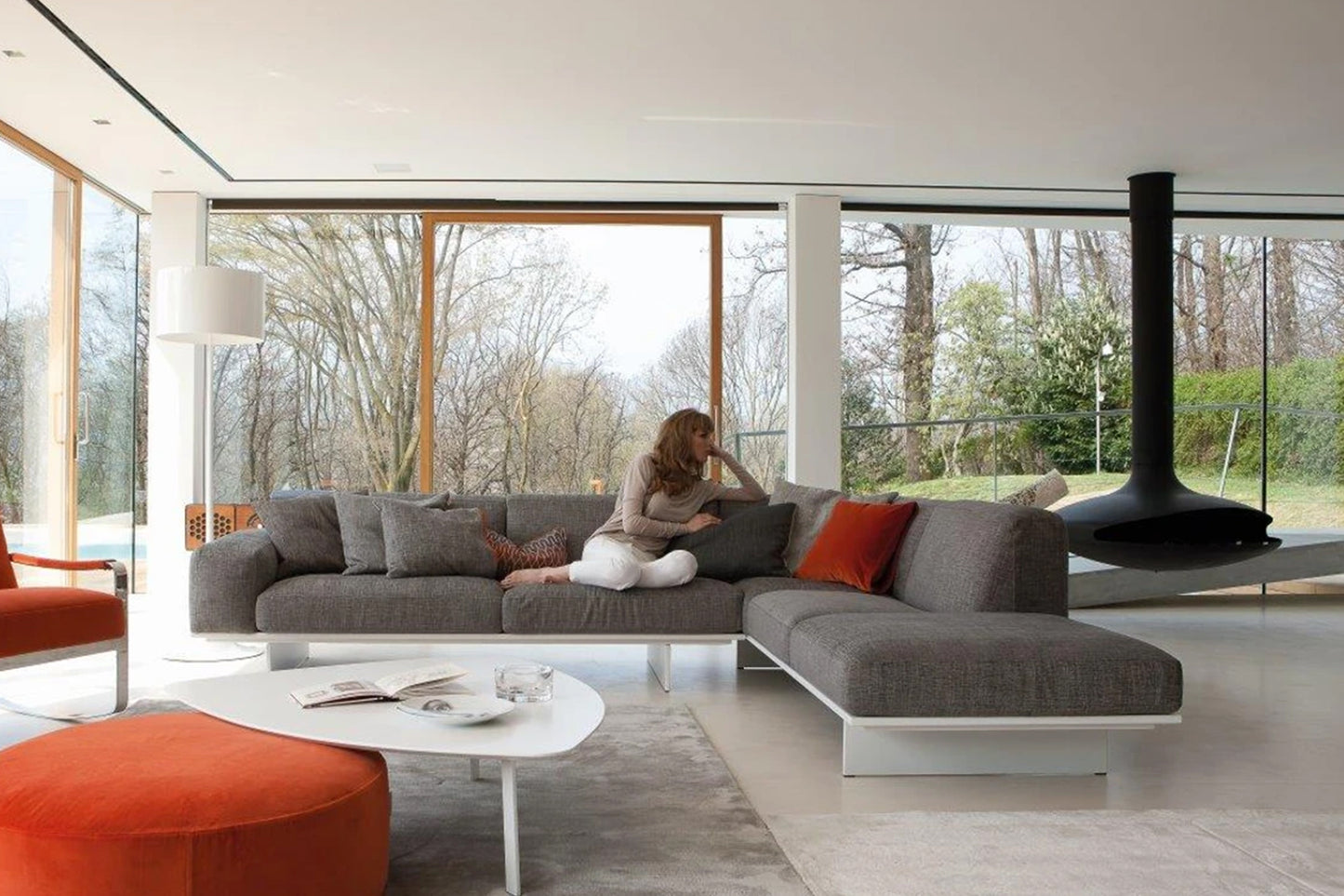 Stoff Ecksofa Tel Aviv